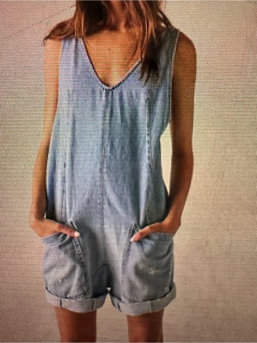Free People high roller shortall